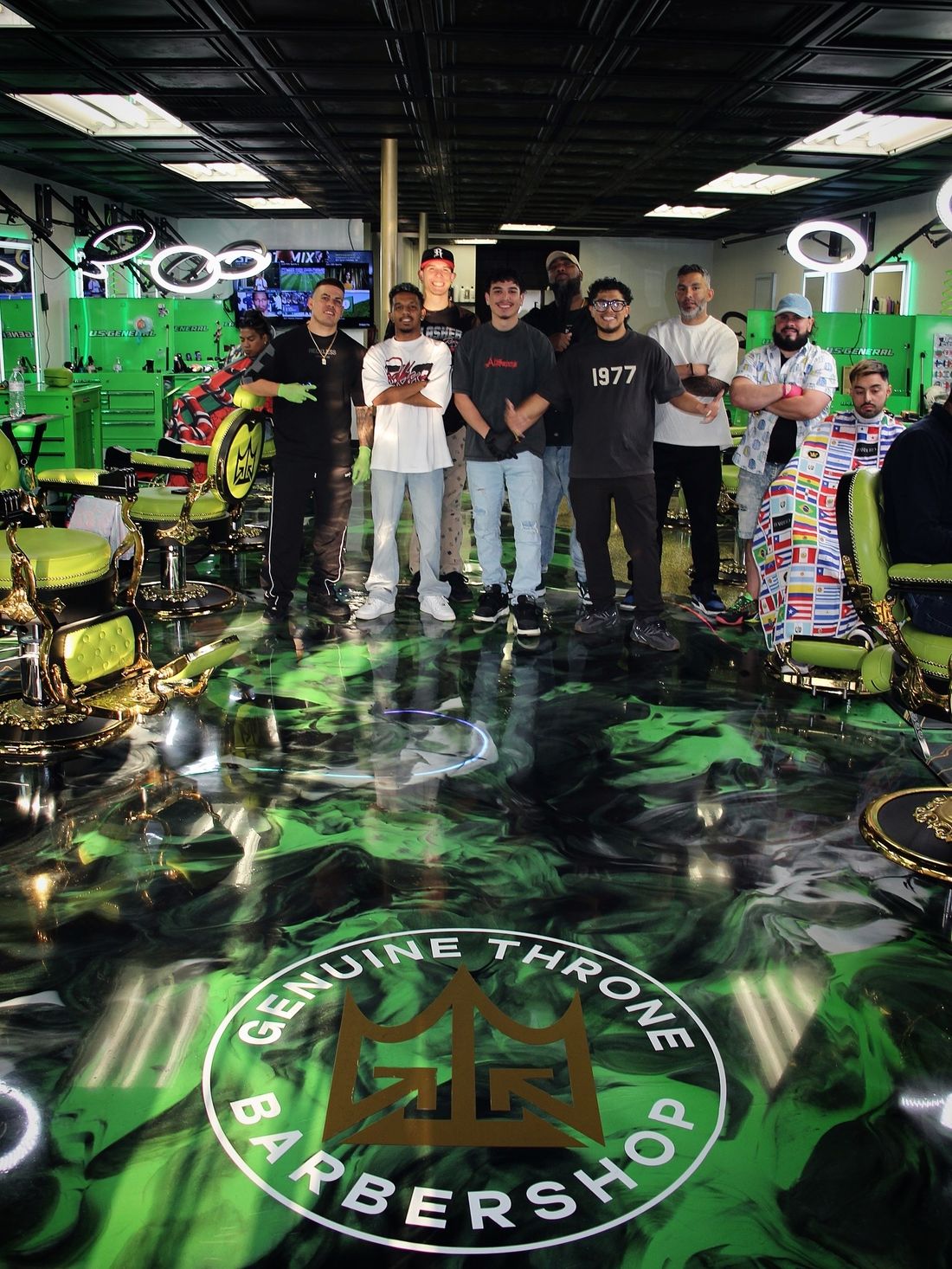 The Genuine Throne team — Austin's finest barbers